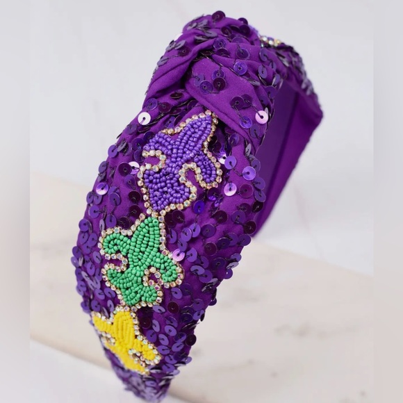 Caroline Hill Mardi Gras Headband